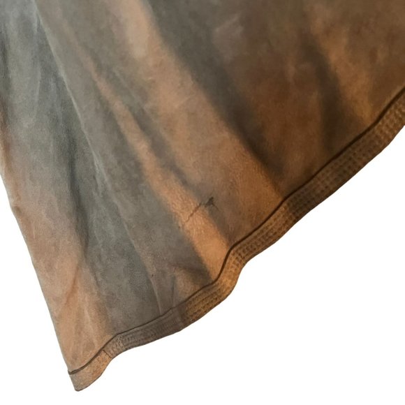 Torn By Ronny Kobo Suede Leather Open Sienna Vest Heather Taupe Brown Size Small - Picture 8 of 13